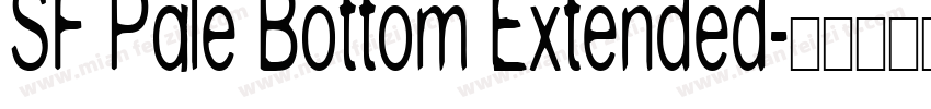 SF Pale Bottom Extended字体转换